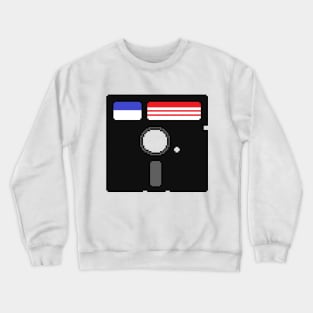 Retro Pixel 5¼ Floppy Disk Crewneck Sweatshirt